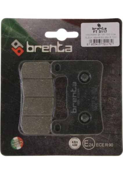 Brenta Kawasaki Z 1000 Sx Ön Fren Balata Brenta (Made In Italy)