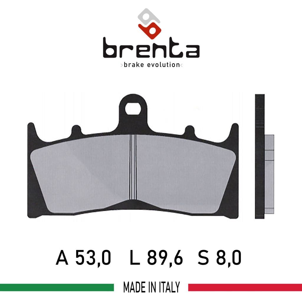 Suzuki GSX-R 1000  Ön Disk Brenta Sinter Metal Fren Balata - görsel 2