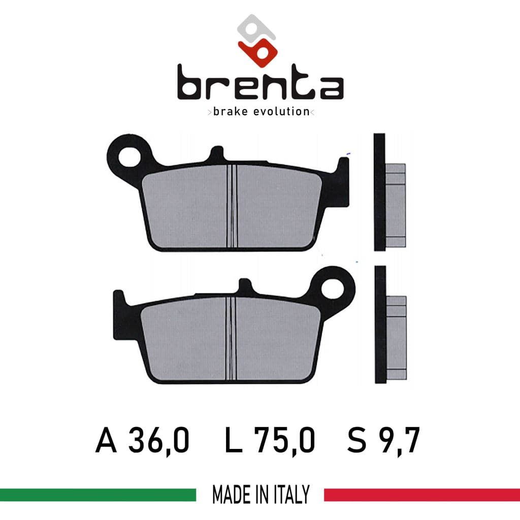Yamaha WR 426 F  Arka Disk Brenta Sinter Metal Off-Road Fren Balata - görsel 2