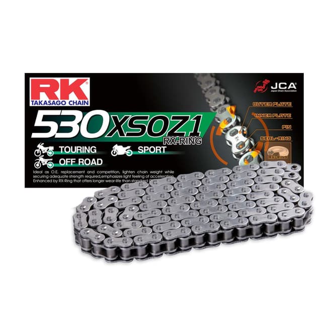 Triumph 1050 TIGER Rk X-Ring Zincir 530 Xso 114L