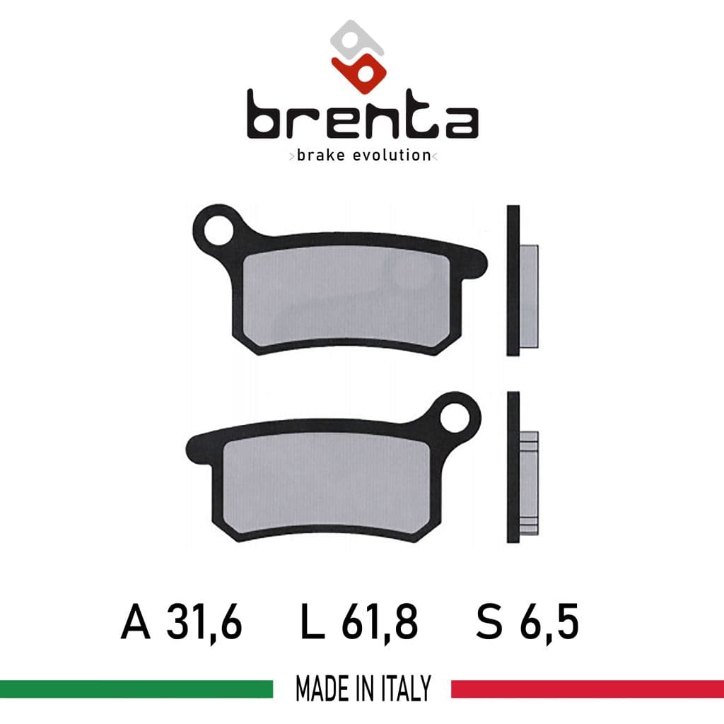 Ktm SX 85  Ön  / Arka Disk Brenta Sinter Metal Fren Balata - 2. görsel