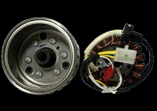 Tvs Apache RTR 200 Statör Sargı Manyeto Rotor Set Euro4-5 Orijinal 2022-2024