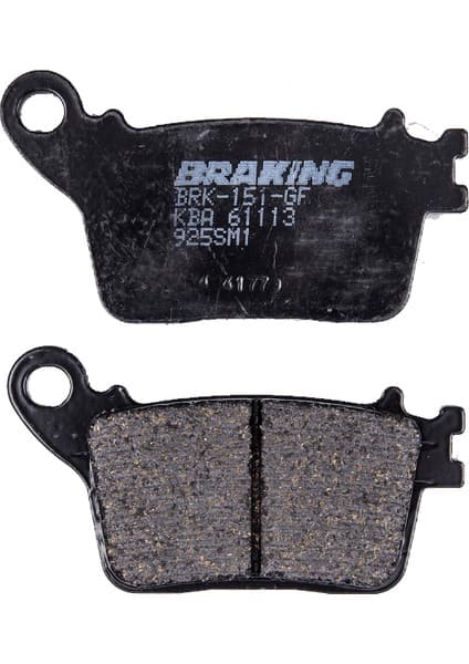 Braking Kawasaki Zx-10 R / Rr Arka Fren Balatası Yarı Metalik 925SM1