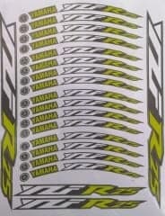Yamaha YZF R25 Jant Şeridi Beyaz