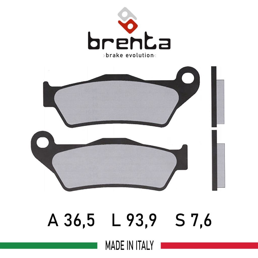 Yamaha XTZ 660 TENERE  Ön Disk Brenta Sinter Metal Off-Road Fren Balata - görsel 2