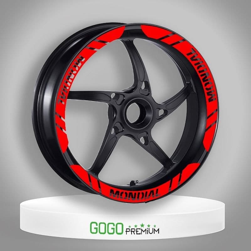 Mondial Drift 125 L Jant Şeridi Geniş Kırmızı