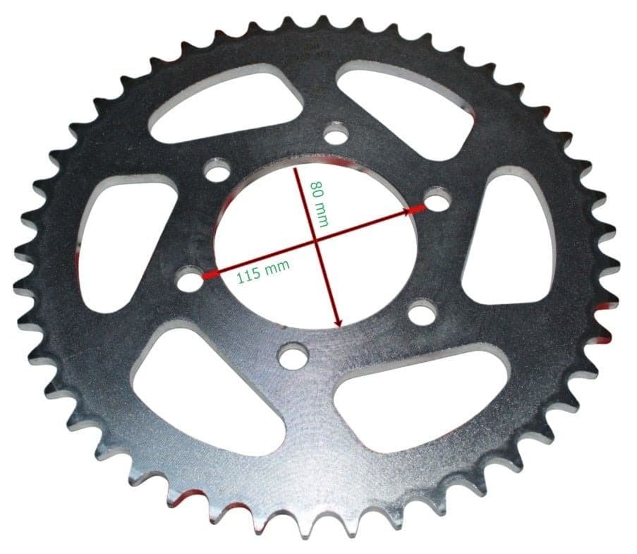 Cf Moto NK 650 Arka Zincir Teker Dişlisi 520*46T