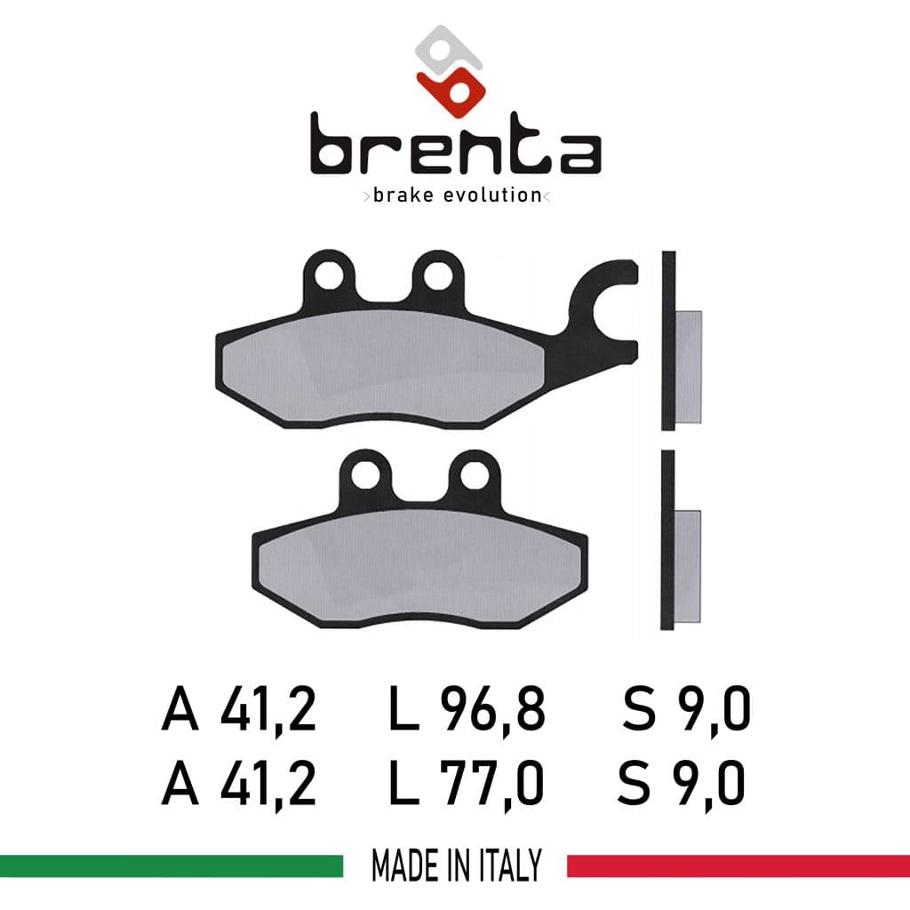 Piaggio X9 125 EVO  Ön Disk Brenta Sinter Metal Fren Balata - görsel 2