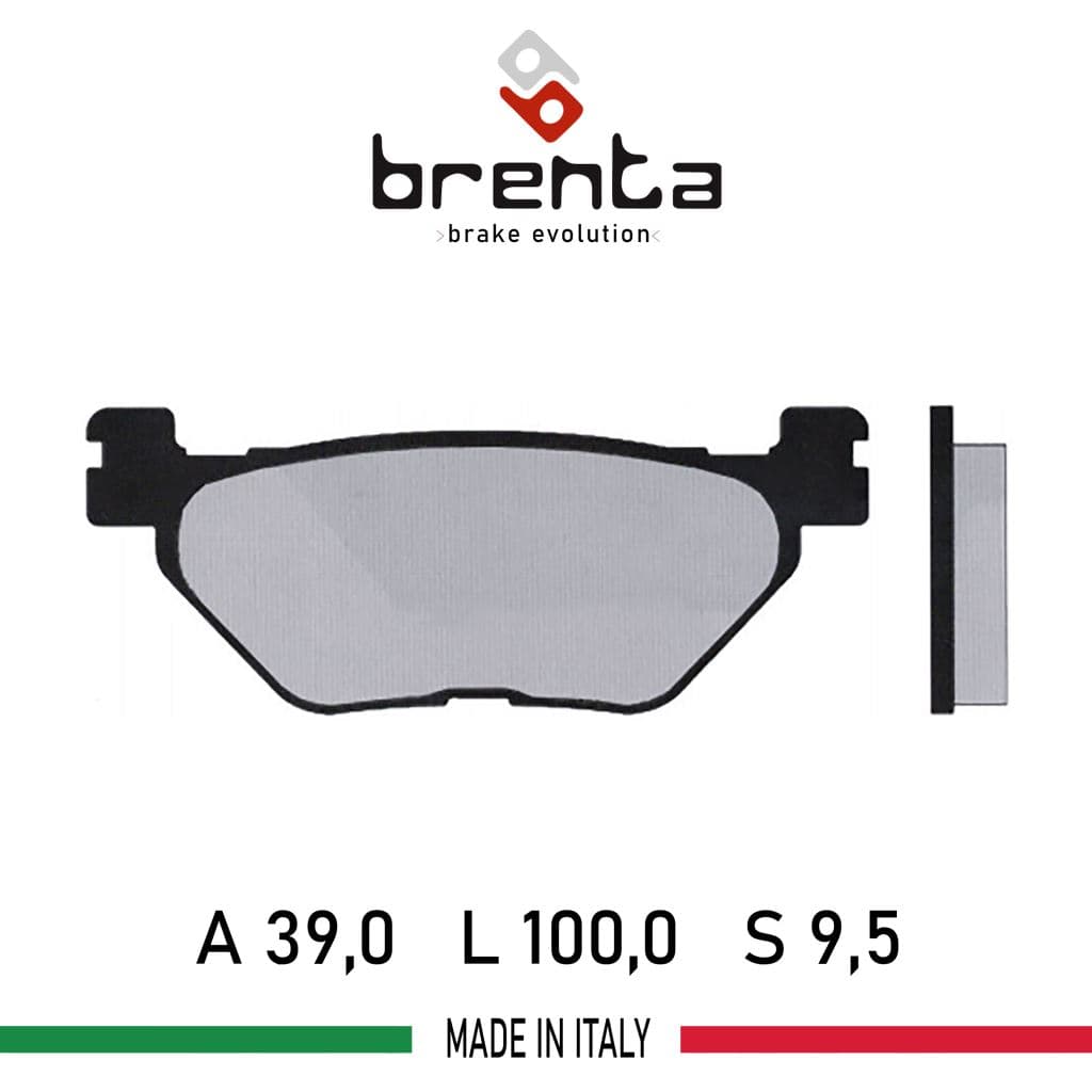 Yamaha XTZ 1200 SUPER TENERE  Arka Disk Brenta Sinter Metal Fren Balata - görsel 2