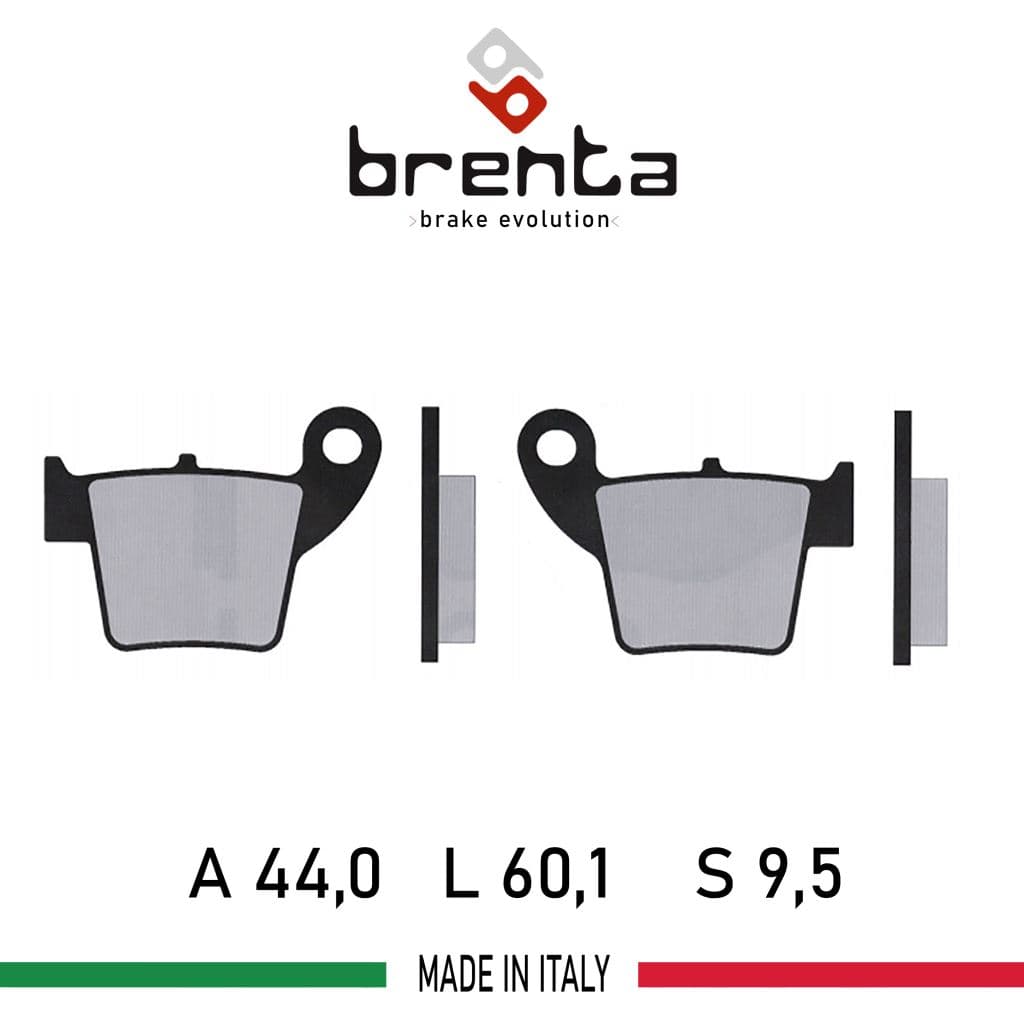 Apachı 4V CROSS  Arka Disk Brenta Sinter Metal Fren Balata - görsel 2