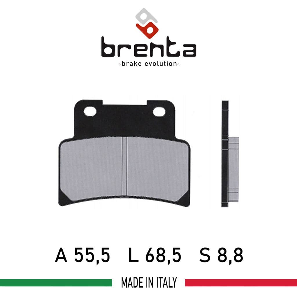 Yamaha YZF-R 125  Ön Disk Brenta Fren Balata - görsel 2