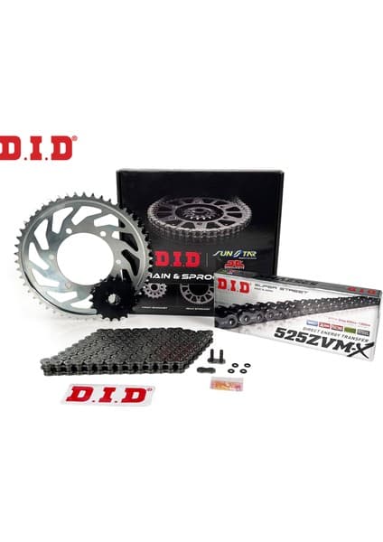 DID Dıd Zincir Dişli Seti Kawasakı Z 1000 (1000 Cc) (2003-2006) / Zincir : DID-525ZVM-X (ÇELIK)-112 / Dişli: Sunstar (16T-42T)
