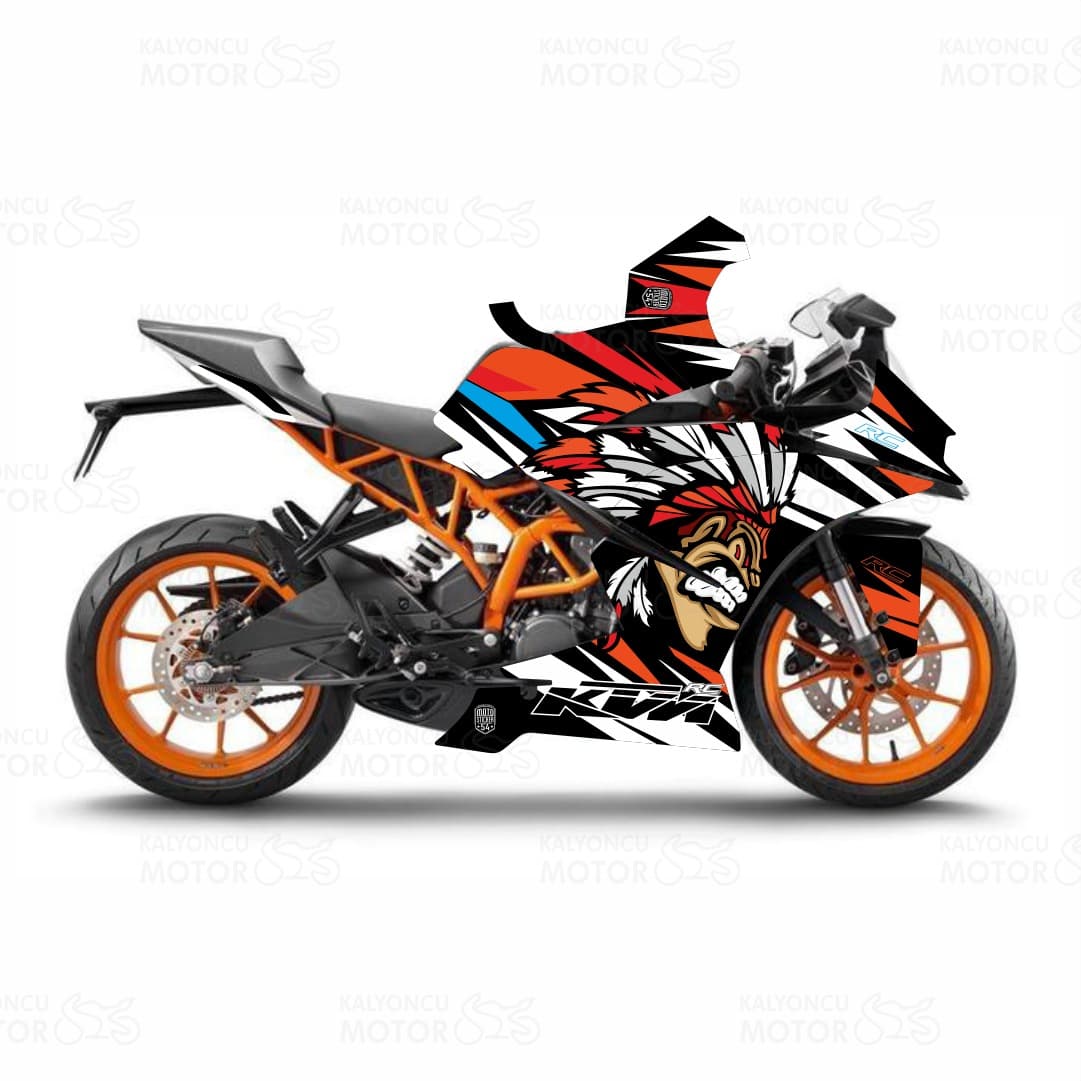 KTM RC 250 indian Chief Design Sticker Set (2014-2016)