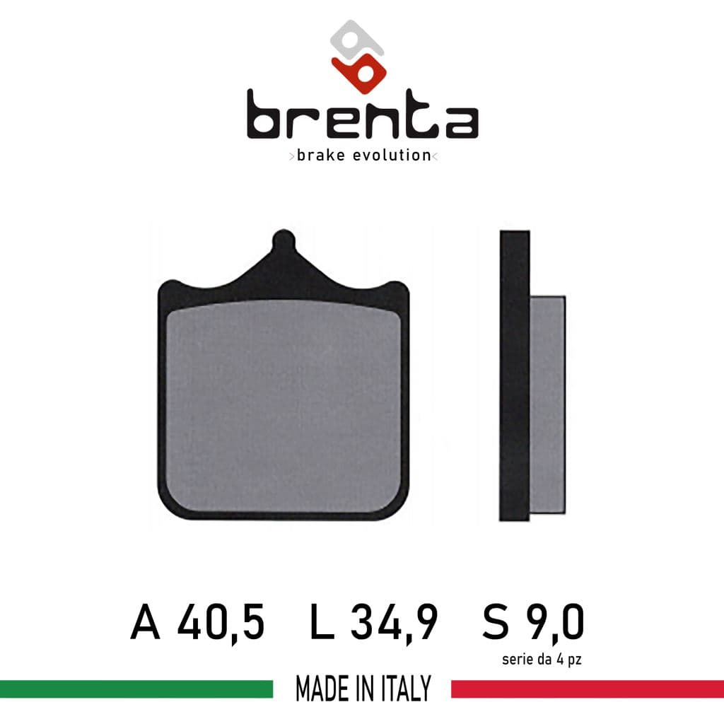 Benellı TNT 600  Ön Disk Brenta Sinter Metal Fren Balata - görsel 2