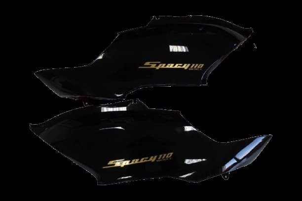 SPACY 110 Sele Altı Yan Kapak Takım Siyah OEM