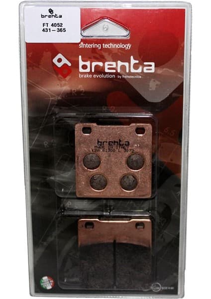 Brenta Suzuki GSX-R 1100 Disk Sinter Metal Fren Balata Arka (1986-1992)