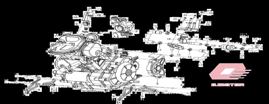 Qj Srk 125 S Kelle Motor Komple
