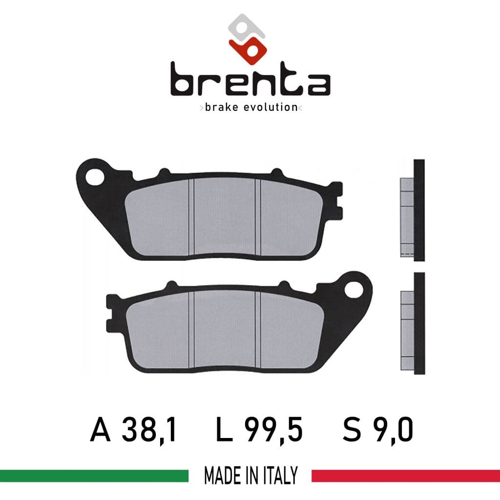 Honda VFR 1200 F  Arka Disk Brenta Sinter Metal Fren Balata - görsel 2