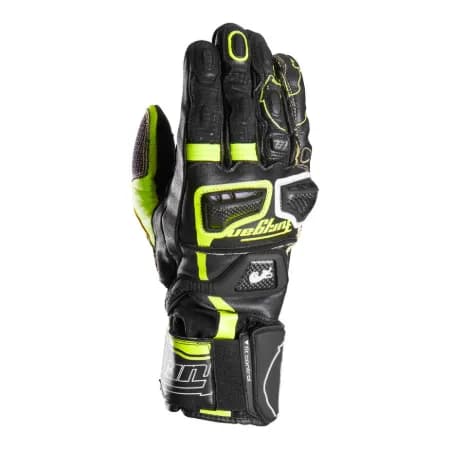 Furygan STYG20 X Kevlar Deri Motosiklet Yarış Eldiveni Siyah Neon