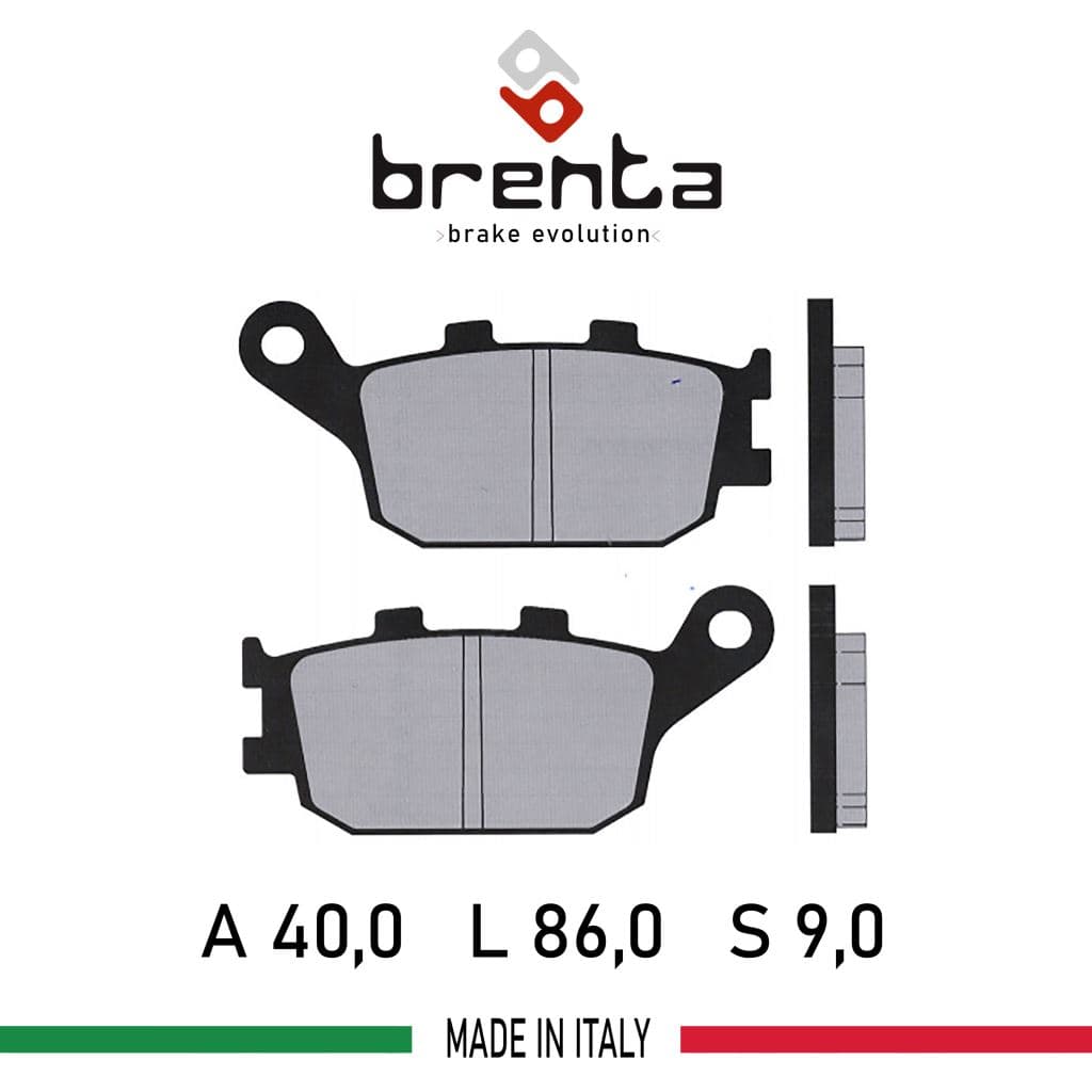 Yamaha XJ 6 S DIVERSION  Arka Disk Brenta Sinter Metal Fren Balata - görsel 2