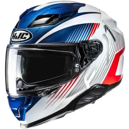HJC F71 Catos MC21 Kapalı Motosiklet Kaskı Mavi Kırmızı