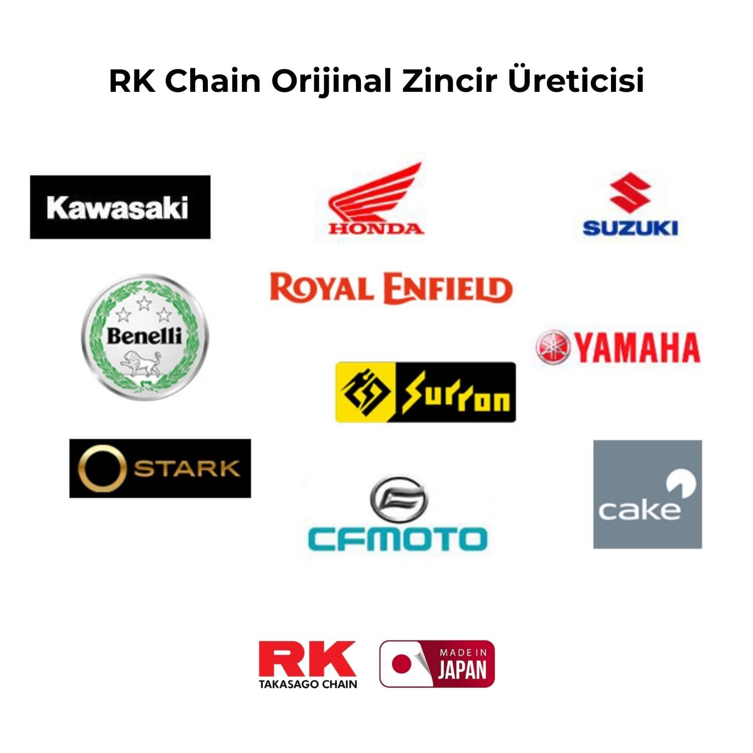 Honda CBR 600 F1 Rk X-Ring Zincir 525 Xso 112L