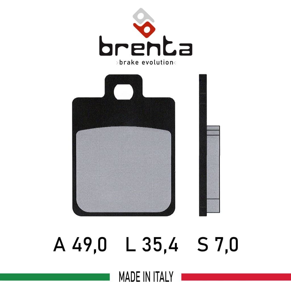Gilera FUOCO 500ie  Ön Disk Brenta Fren Balata - görsel 2