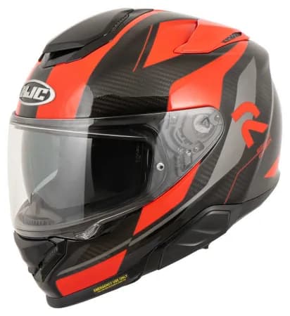 HJC RPHA71 Hamil MC1 Carbon Kapalı Motosiklet Kaskı Kırmızı