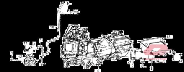 Qj TRX 12 Motor Şasesi