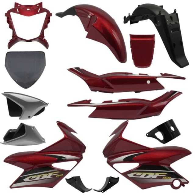 Honda CBF 150 Kaporta Seti Kırmızı