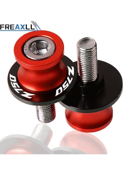 Xifu Shop C Kırmızı 10MM Tarzı Kawasakı Z750 Z Motosiklet Aksesuarları Salıncağı Kaydırıcı Kızaklar 10MM Stand Vida Kapağı (Yurt Dışından)