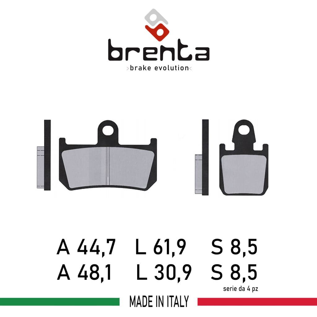 Yamaha YZF-R1  Ön Disk Brenta Seramik Fren Balata - görsel 2