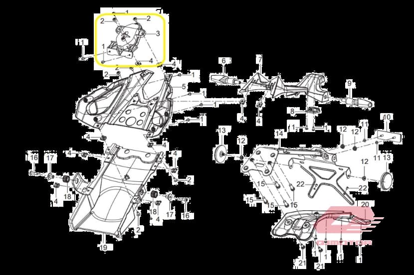 Qj Srk 125 R Arka Stop Lambası