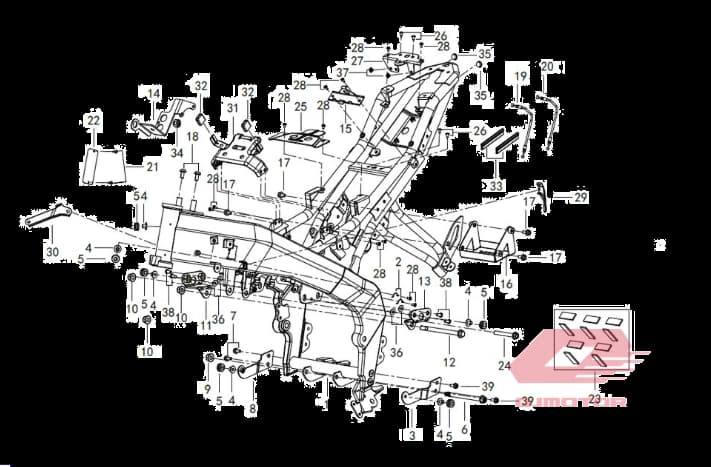 Qj Srk 125 S Motor Şasesi
