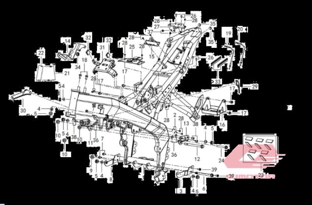 Qj Srk 125 S Motor Şasesi