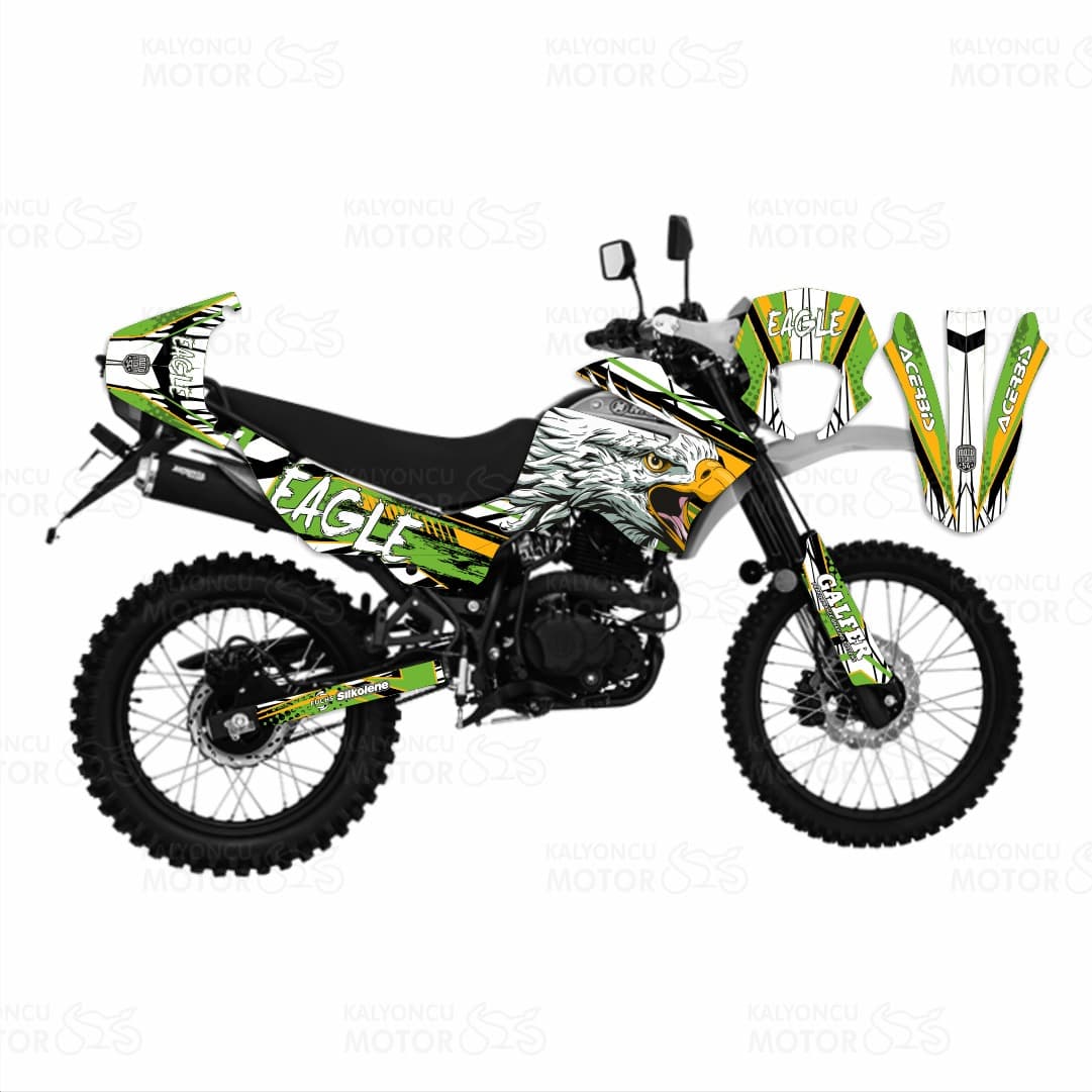 Mondial X-Treme Max 150 Eagle Design Sticker Set