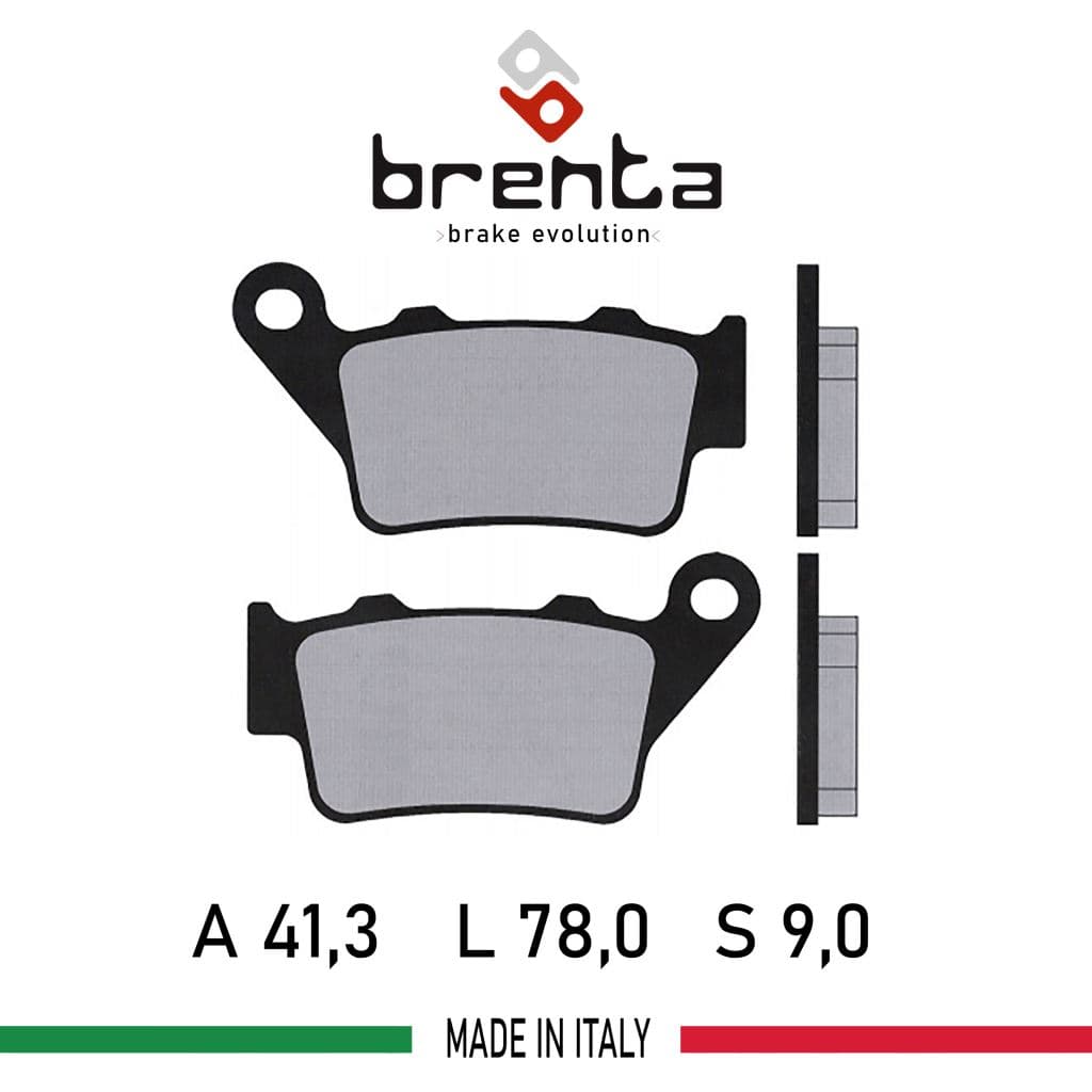 Yamaha XT 660 R  Arka Disk Brenta Sinter Metal Off-Road Fren Balata - görsel 2