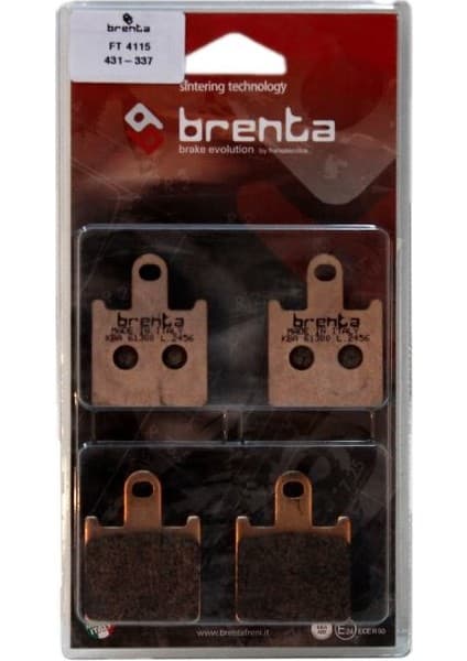 Brenta Kawasaki Z 750 R ABS Disk Sinter Metal Fren Balata Ön (2011-2012)