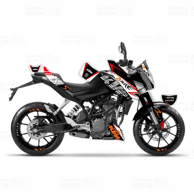 KTM Duke 250 R Design Sticker Set (2011-16)