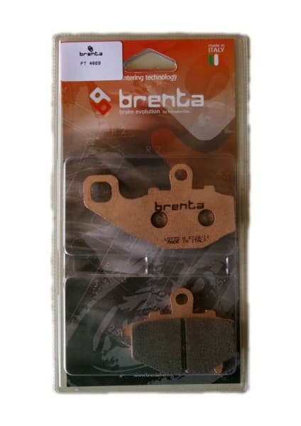 Brenta Kawasaki ZX-6 R NINJA Disk Sinter Metal Fren Balata Arka (1994-2003)