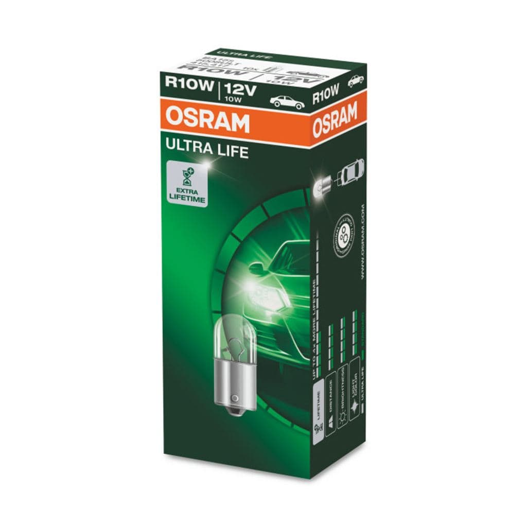 Osram Ultra Life R10W ULT 12V Ampul - görsel 2