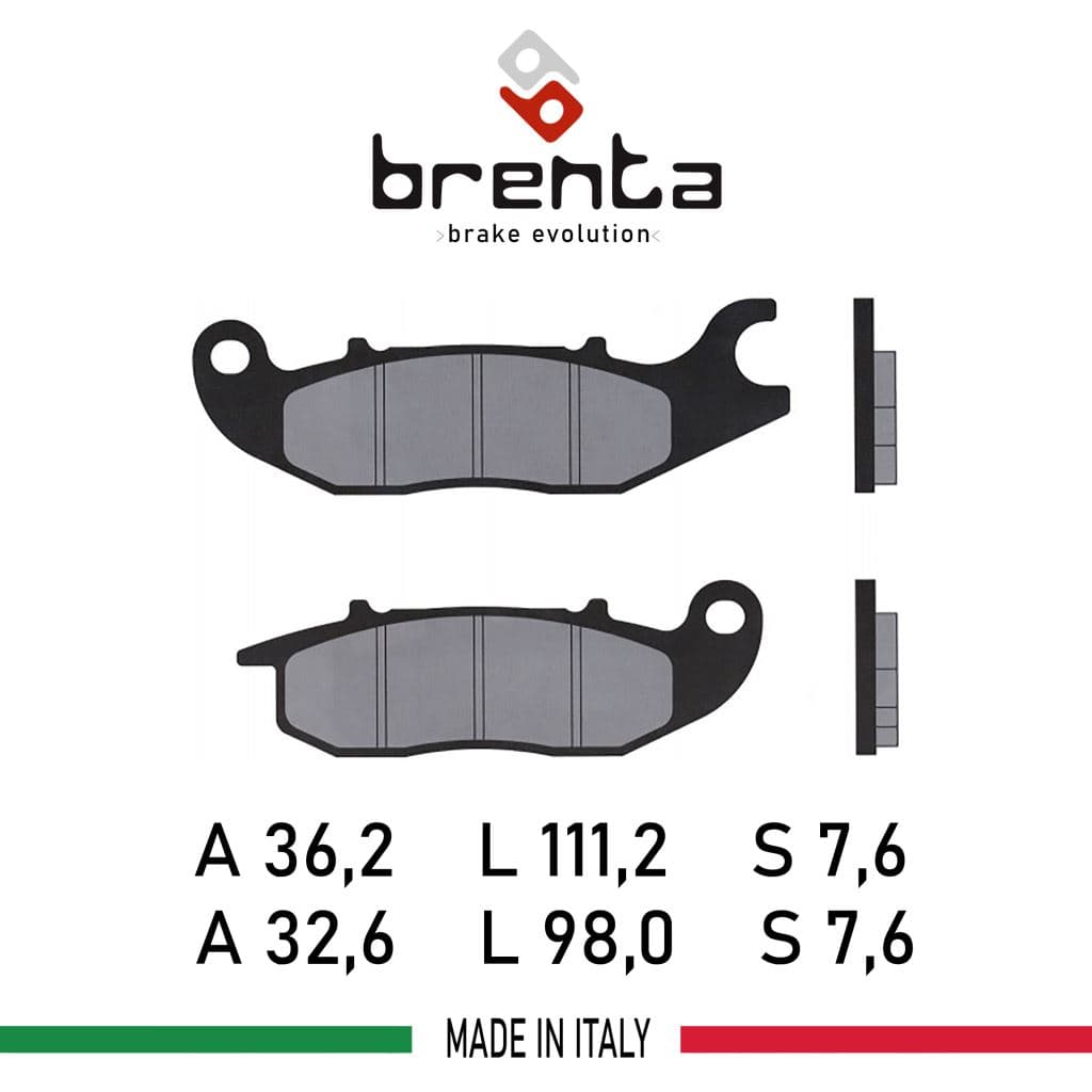 Honda ANF 125 INNOVA  Ön Disk Brenta Fren Balata - görsel 2