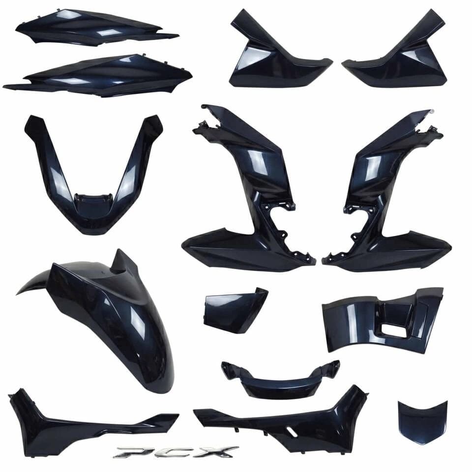 Honda PCX 125 DLX Kaporta Seti Lacivert (Koyu İnci Kül Mavisi)
