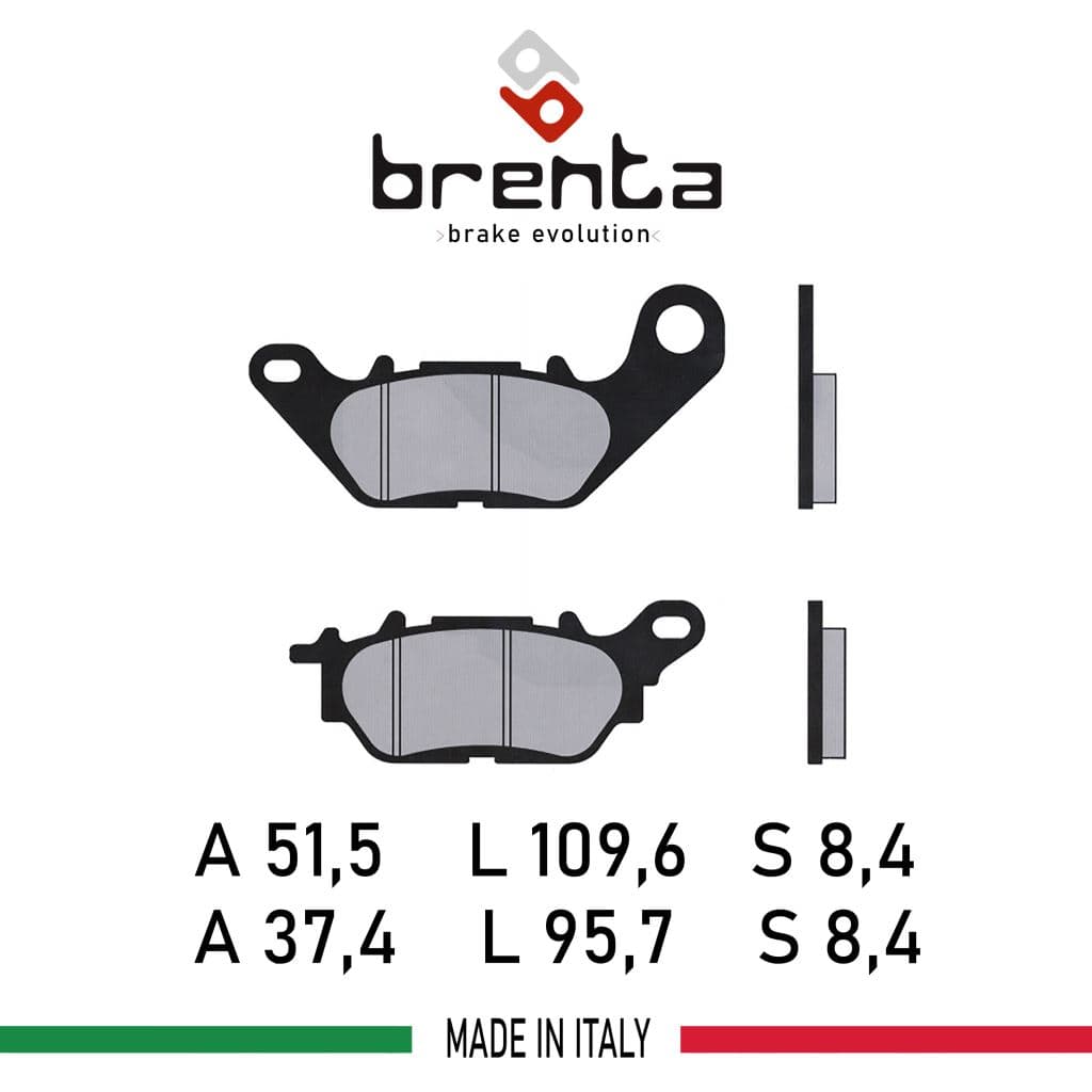 Yamaha YS 125  Ön Disk Brenta Fren Balata - görsel 2