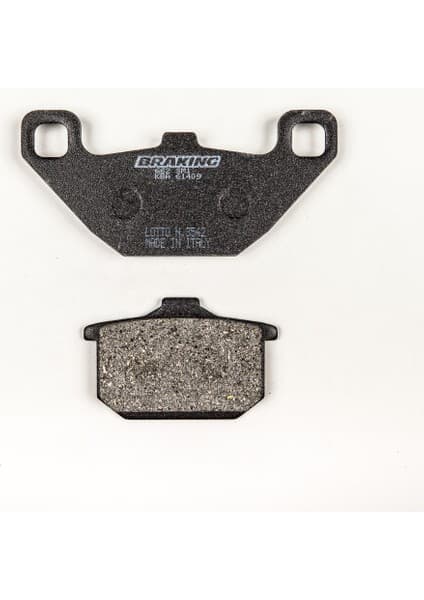 Braking 662SM1 1988-1995 Kawasaki Vn 1500 Uyumlu Arka Fren Balatası Yarı Metalik Balata