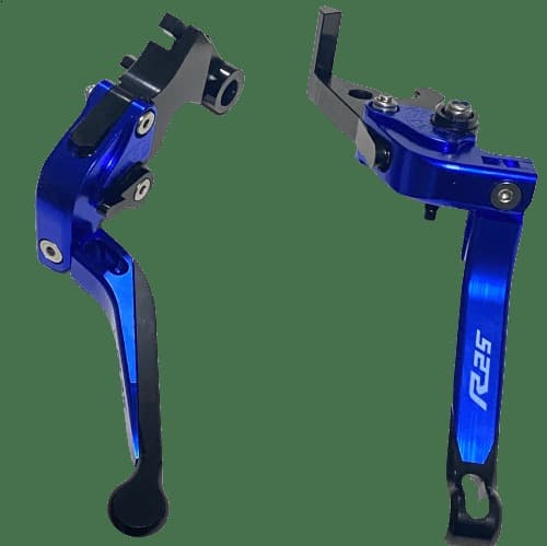 Yamaha R25 Fren ve Debriyaj Kolu Mavi Katlanır