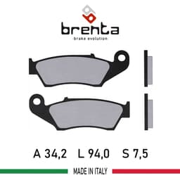 Honda FALCON NX4  Ön Disk Brenta Sinter Metal Off-Road Fren Balata - görsel 2