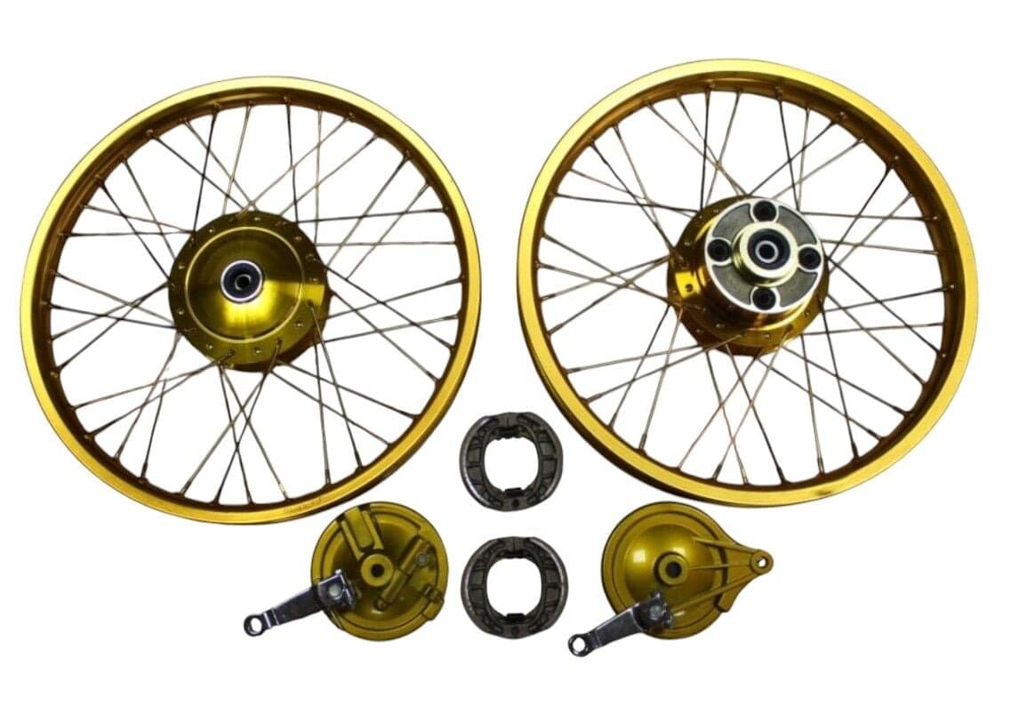 Gold Özel Cnc Alüminyum Ön-Arka Jant Komple 18- 36 Tel