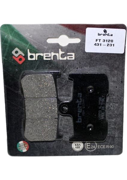 Brenta Kawasaki ZX-9 R Disk Fren Balata Ön (2002-2004)