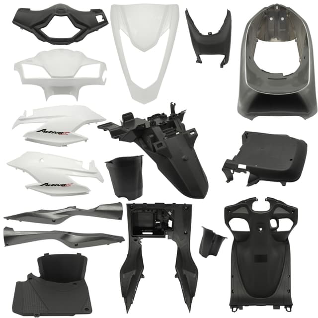 Honda Activa S Kaporta Set Hava (Eski Model) 16 Parça